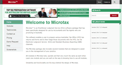 Desktop Screenshot of microtax.com.au