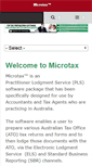 Mobile Screenshot of microtax.com.au