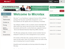 Tablet Screenshot of microtax.com.au